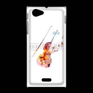 Coque Sony Xpéria J Violon en dessin 50