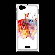 Coque Sony Xpéria J Accordéon en dessin 25