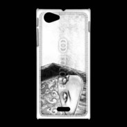 Coque Sony Xpéria J Illustration de femme arabe