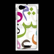 Coque Sony Xpéria J Lettres Arabe