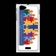 Coque Sony Xpéria J Puzzle religieux