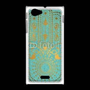 Coque Sony Xpéria J Islam turquoise 25