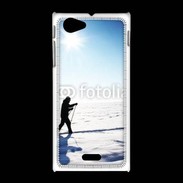 Coque Sony Xpéria J Ski de fond