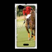 Coque Sony Xpéria J Joueur de Polo