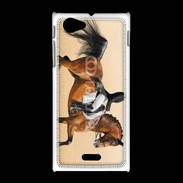 Coque Sony Xpéria J Dressage Equitation 3