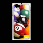 Coque Sony Xpéria J Boules de billard