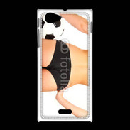 Coque Sony Xpéria J Football féminin