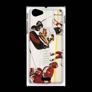 Coque Sony Xpéria J Joueur de Hockey sur glace