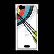 Coque Sony Xpéria J Cœur de cible