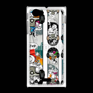 Coque Sony Xpéria J Skate graffiti