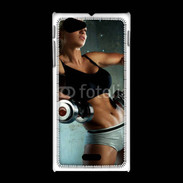 Coque Sony Xpéria J Musculation féminine