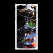 Coque Sony Xpéria J Course de chevaux