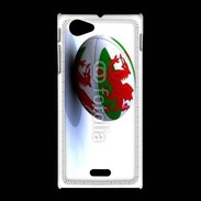 Coque Sony Xpéria J Ballon de rugby Pays de Galles