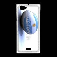 Coque Sony Xpéria J Ballon de rugby Argentine