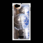 Coque Sony Xpéria J Boule de pétanque chromée