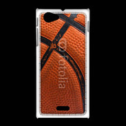Coque Sony Xpéria J Fond ballon de basket