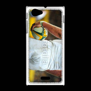 Coque Sony Xpéria J Rugbyman avec ballon