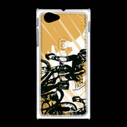 Coque Sony Xpéria J Illustration de cycliste 5