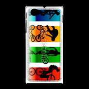 Coque Sony Xpéria J Figures en BMX 