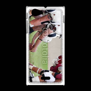 Coque Sony Xpéria J Face à face football américain