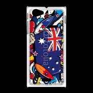 Coque Sony Xpéria J Graffiti Australie rugby