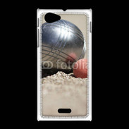 Coque Sony Xpéria J Amour de la pétanque