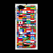 Coque Sony Xpéria J Drapeaux équipes du monde