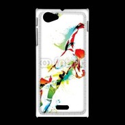 Coque Sony Xpéria J Gardien de football en couleurs 500