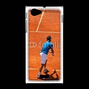 Coque Sony Xpéria J Match de tennis sur terre battue : service