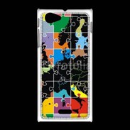 Coque Sony Xpéria J Puzzle de l'Europe