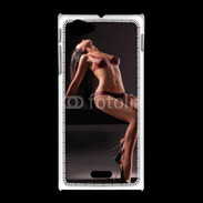 Coque Sony Xpéria J Body painting Femme