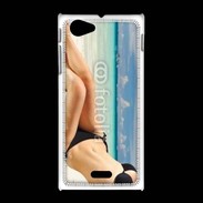 Coque Sony Xpéria J Femme sexy 8