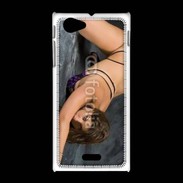 Coque Sony Xpéria J Charme lingerie