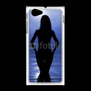 Coque Sony Xpéria J Silhouette de nuit dans l'eau