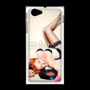 Coque Sony Xpéria J Pin up musique