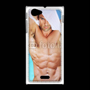 Coque Sony Xpéria J Sexy fit man