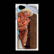Coque Sony Xpéria J Femme sexy lounge