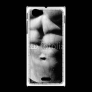 Coque Sony Xpéria J Torse nu homme musclé