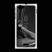 Coque Sony Xpéria J Jambe sexy en noir et blanc 10