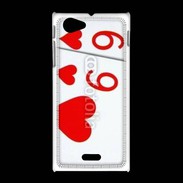 Coque Sony Xpéria J Cartes 69