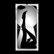 Coque Sony Xpéria J Trou de serrure sexy