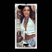Coque Sony Xpéria J Charme à vélo