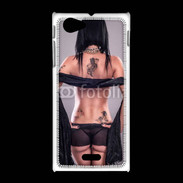 Coque Sony Xpéria J Sexy Tattoo Girl