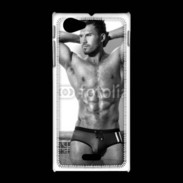Coque Sony Xpéria J Homme sexy 830