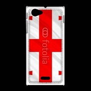 Coque Sony Xpéria J Drapeau Georgie