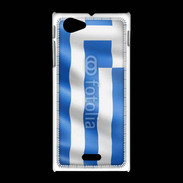 Coque Sony Xpéria J Drapeau Grece
