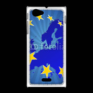 Coque Sony Xpéria J Drapeau Europe 9
