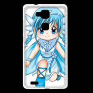 Coque Huawei Ascend Mate 7 Chibi style illustration of a Super Heroine