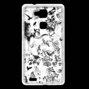 Coque Huawei Ascend Mate 7 Design Fleur Tribal