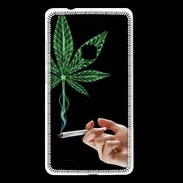 Coque Huawei Ascend Mate 7 Fumeur de cannabis